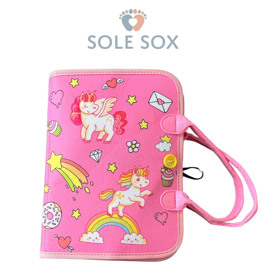 Unicorn Felt Sensory Busy Book