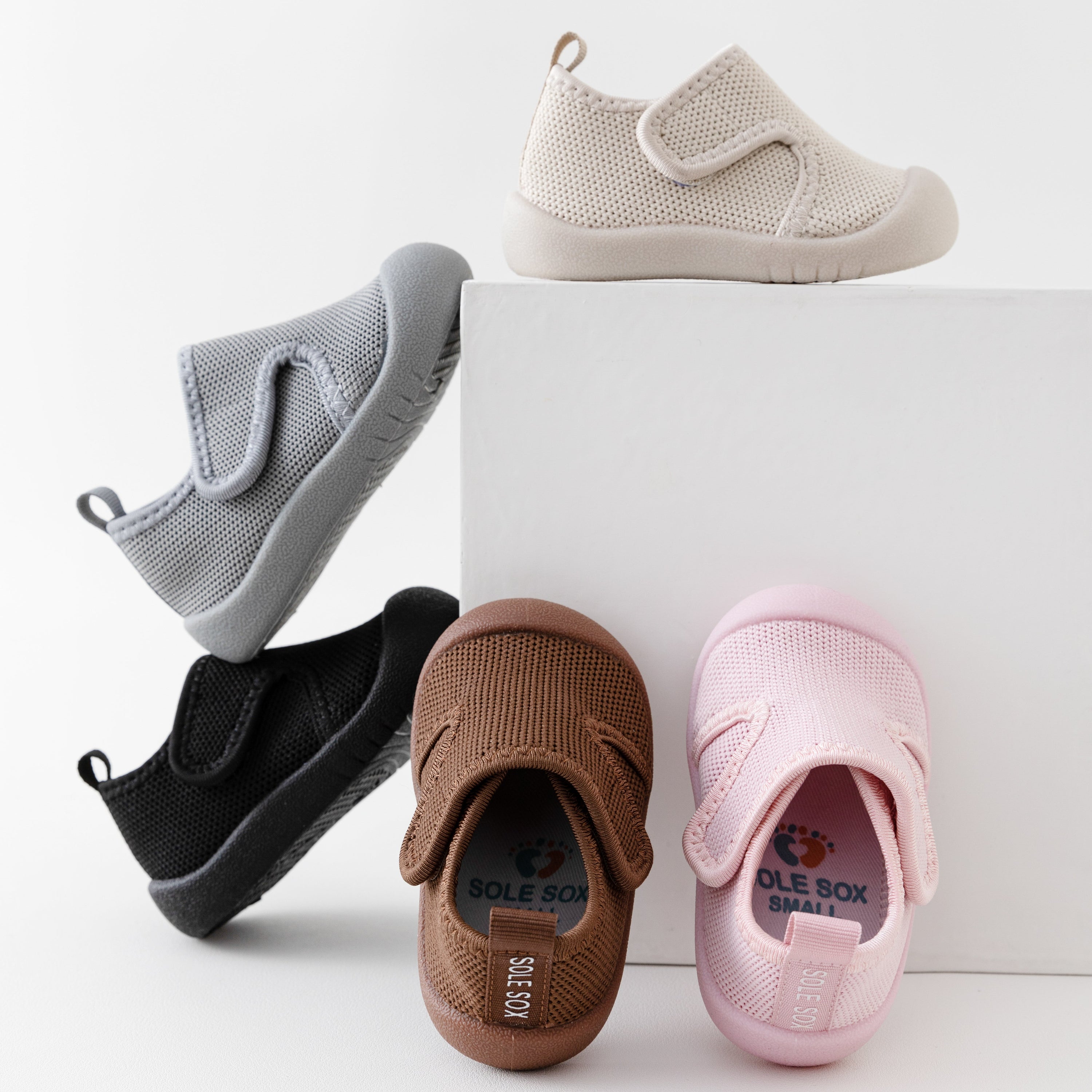 Sand Velcro Sole Sox