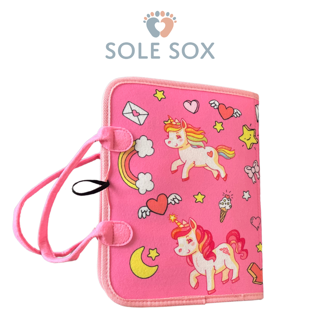Unicorn Felt Sensory Busy Book