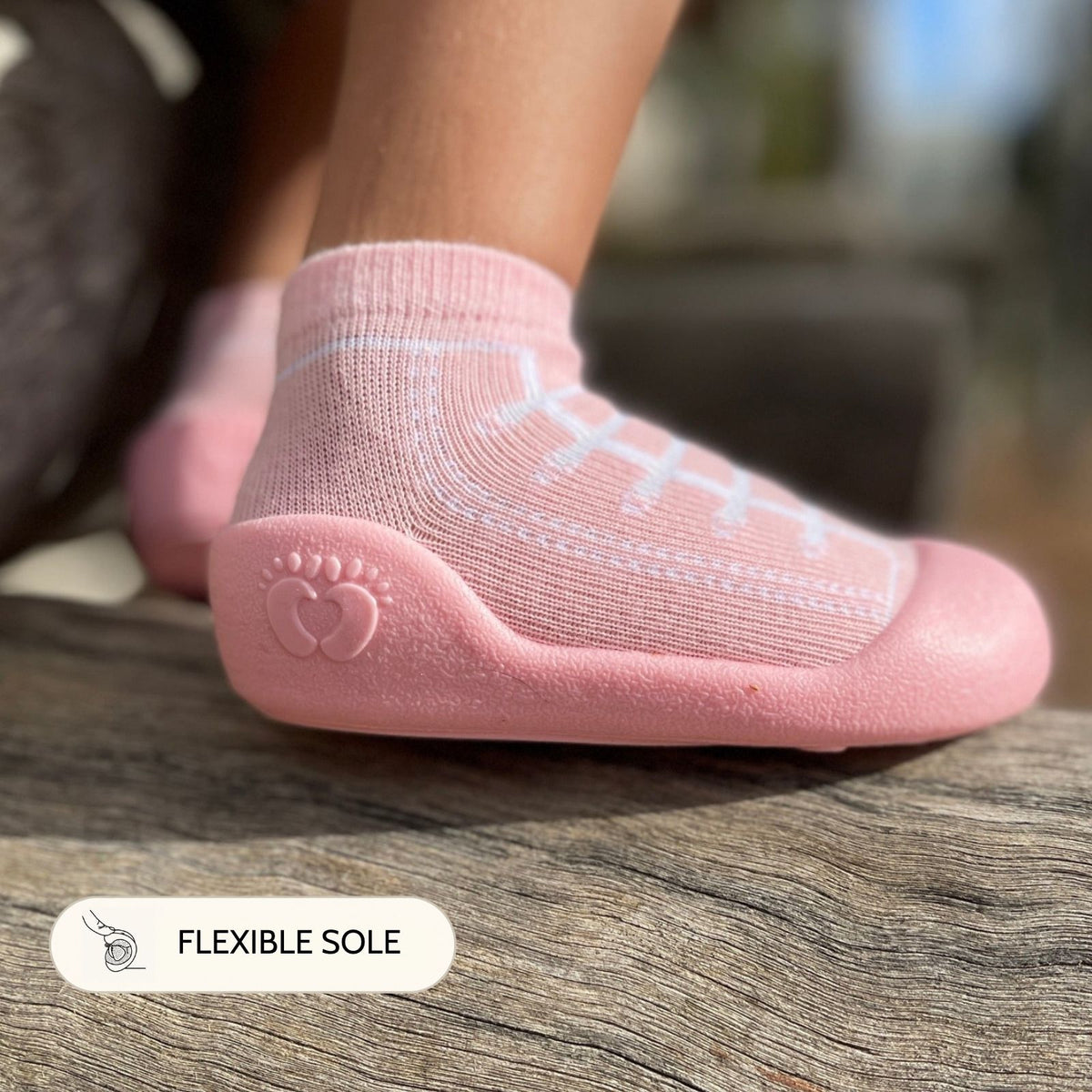 Pink Laces Sole Sox