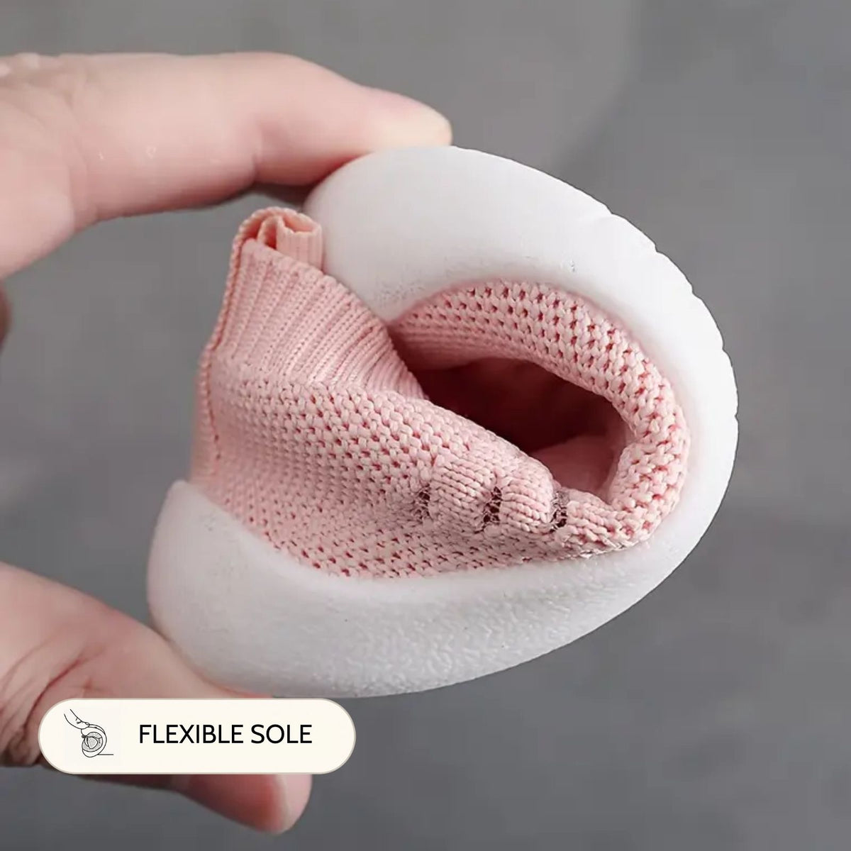 Pink Breathable Mesh Sole Sox