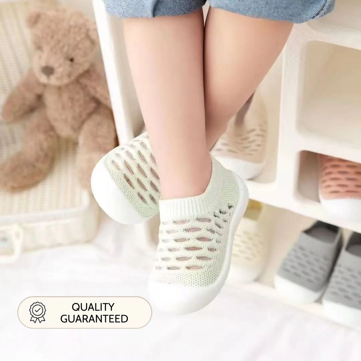 Mint Breathable Mesh Sole Sox