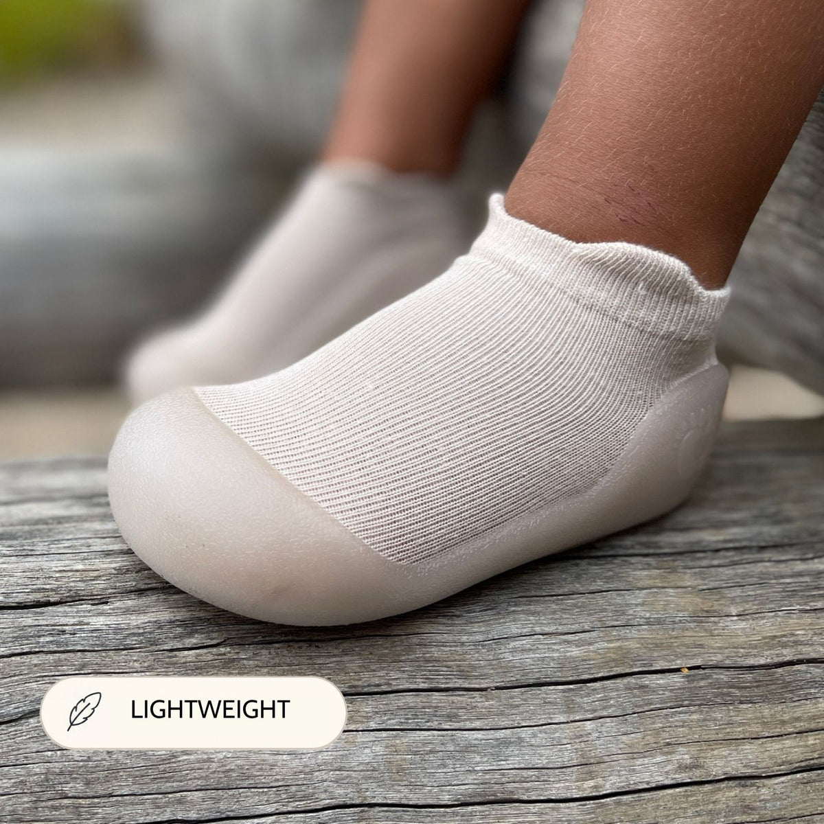 Beige Low Cut Sole Sox