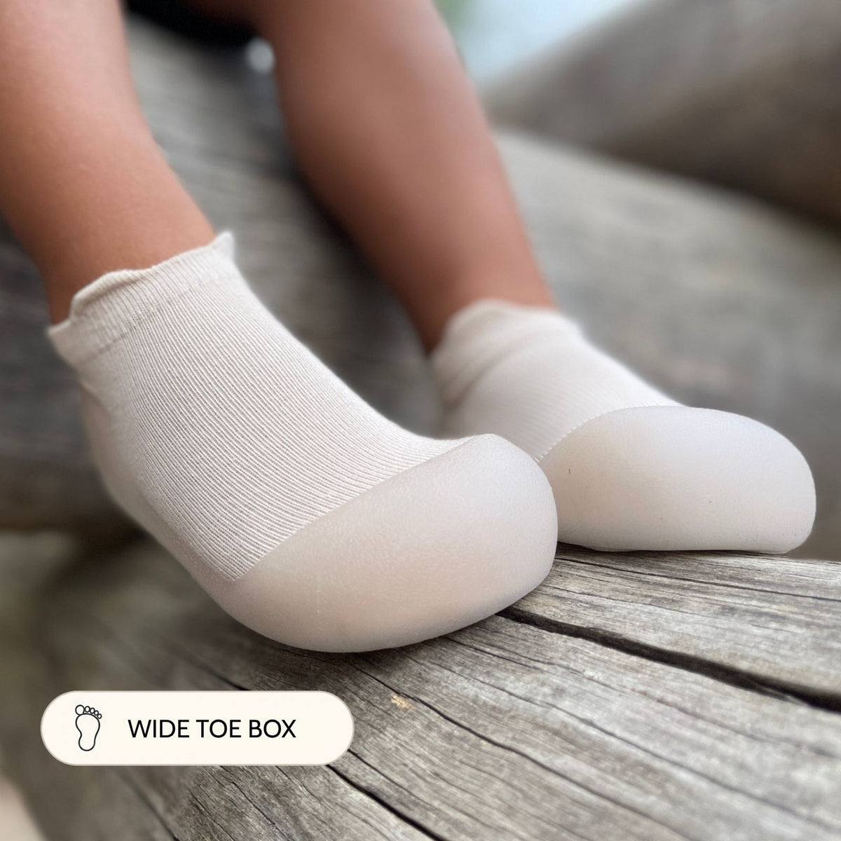 Beige Low Cut Sole Sox