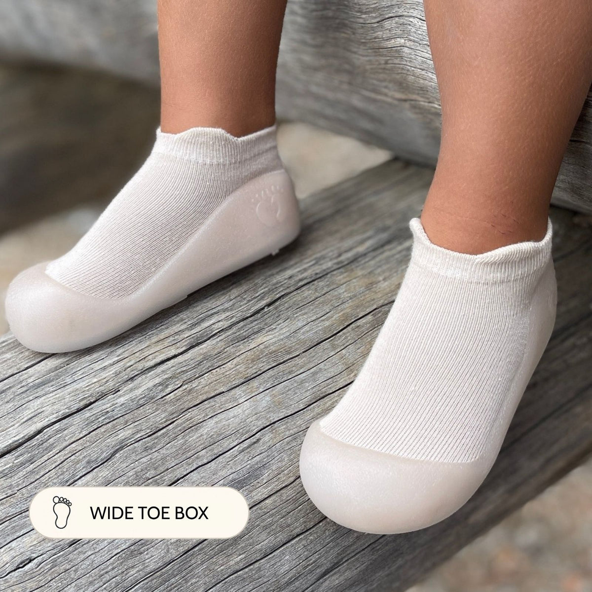 Beige Low Cut Sole Sox