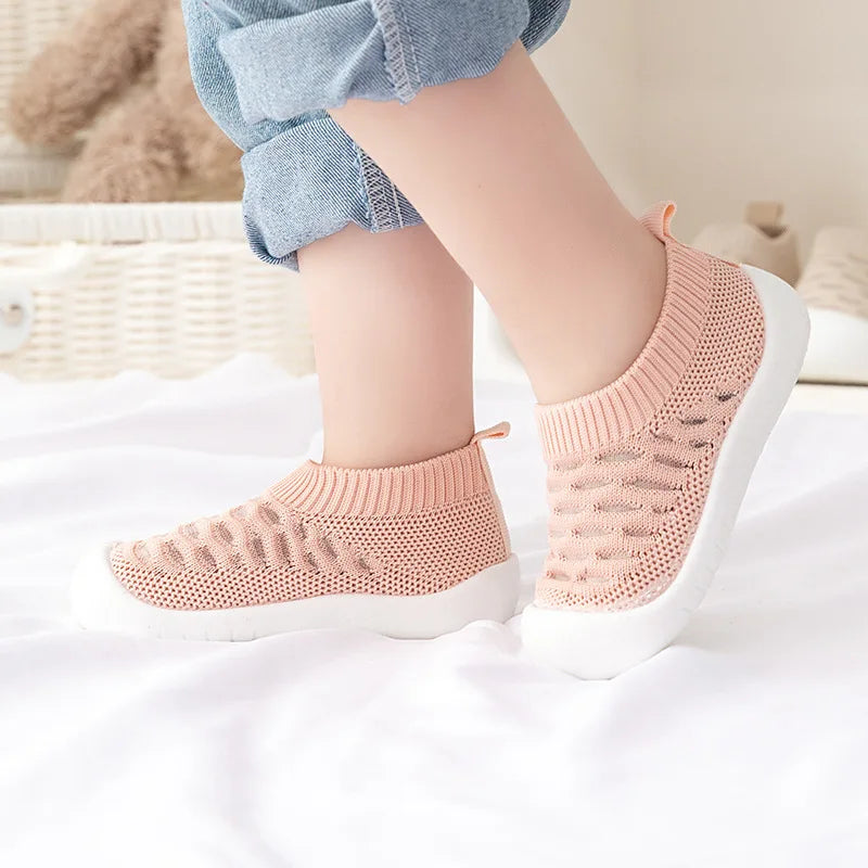 Pink Breathable Mesh Sole Sox