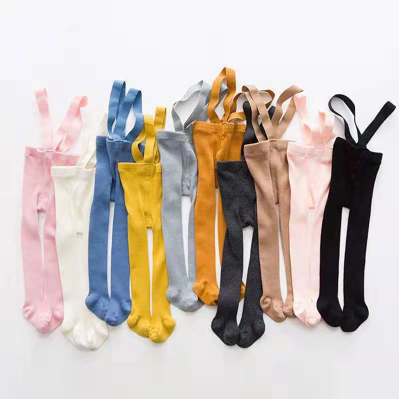 Cotton Leggings With Straps