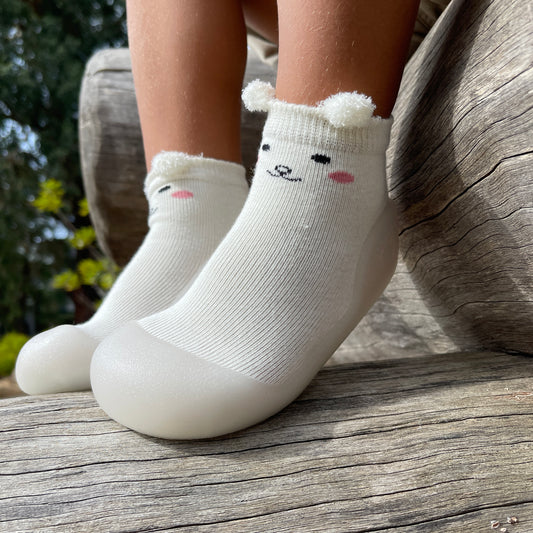 White Bear Pre-walker Baby Shoes