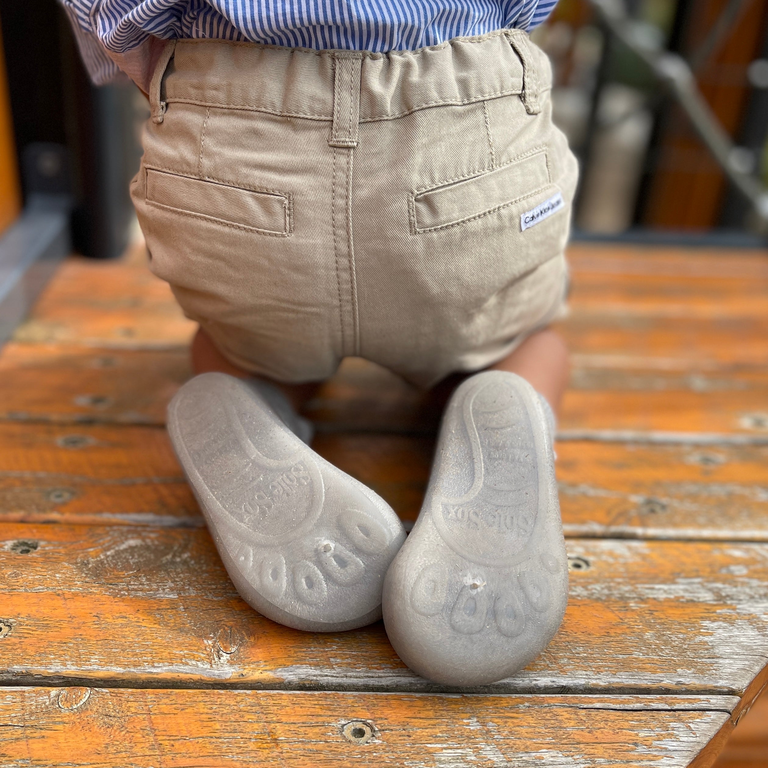 Grey Bear Sole Sox