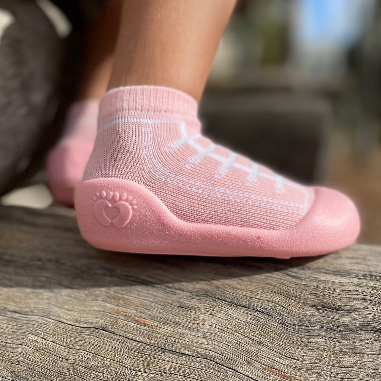 Pink Laces Sole Sox