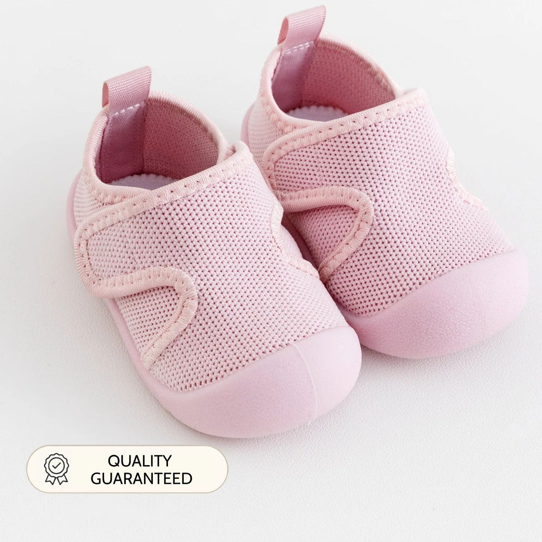 Pink Velcro Sole Sox