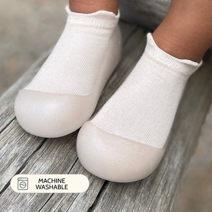 Beige Low Cut Sole Sox