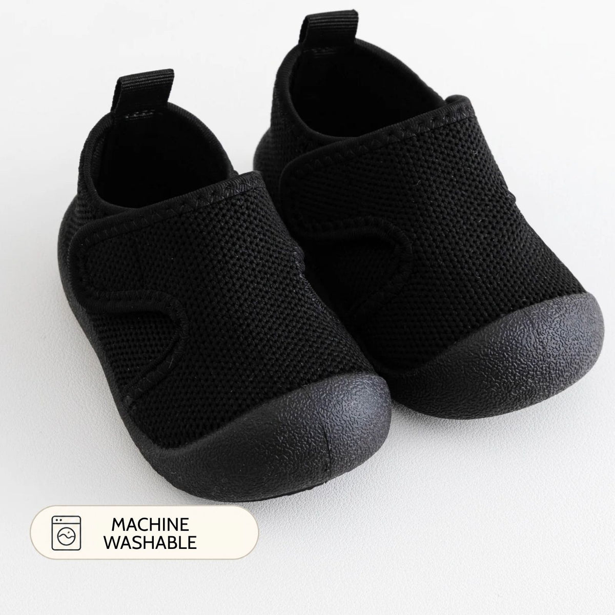 Black Velcro Sole Sox