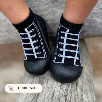 Black Laces Sole Sox