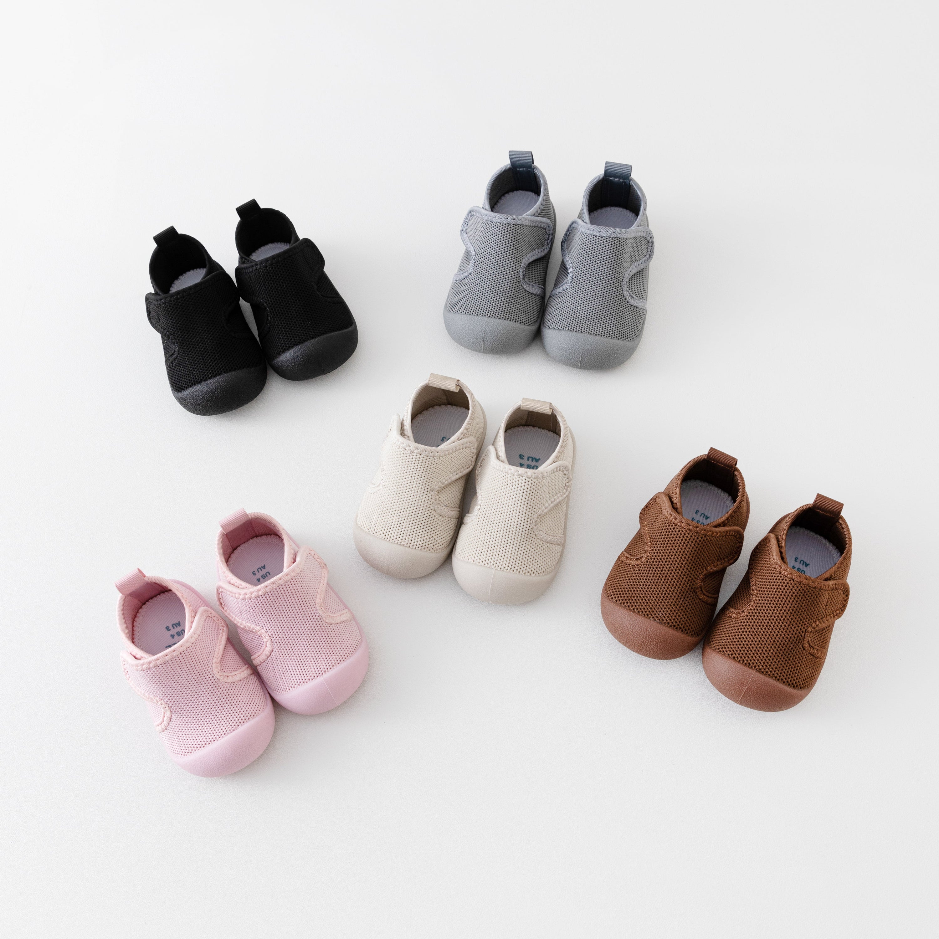 Pink Velcro Sole Sox