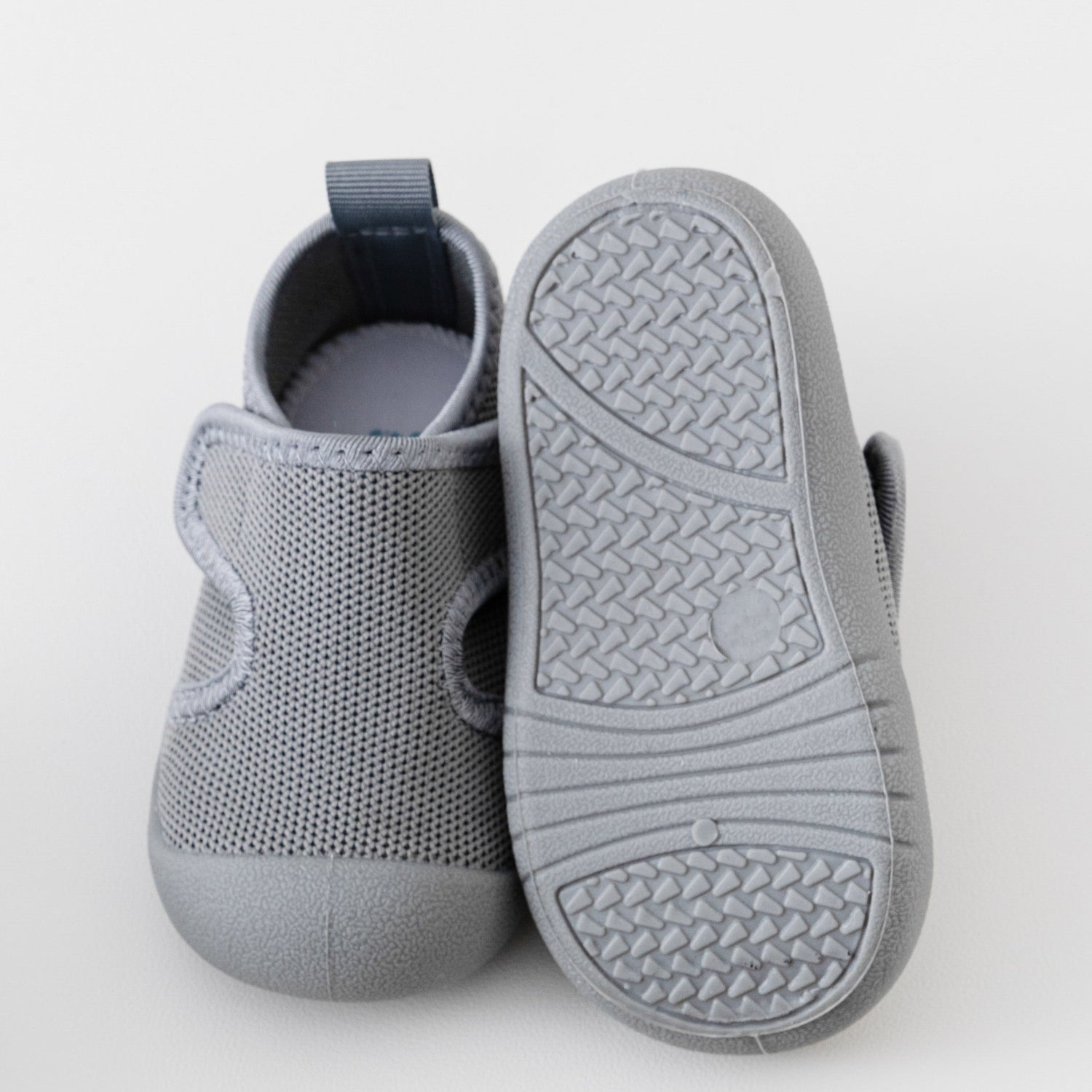 Grey Velcro Sole Sox