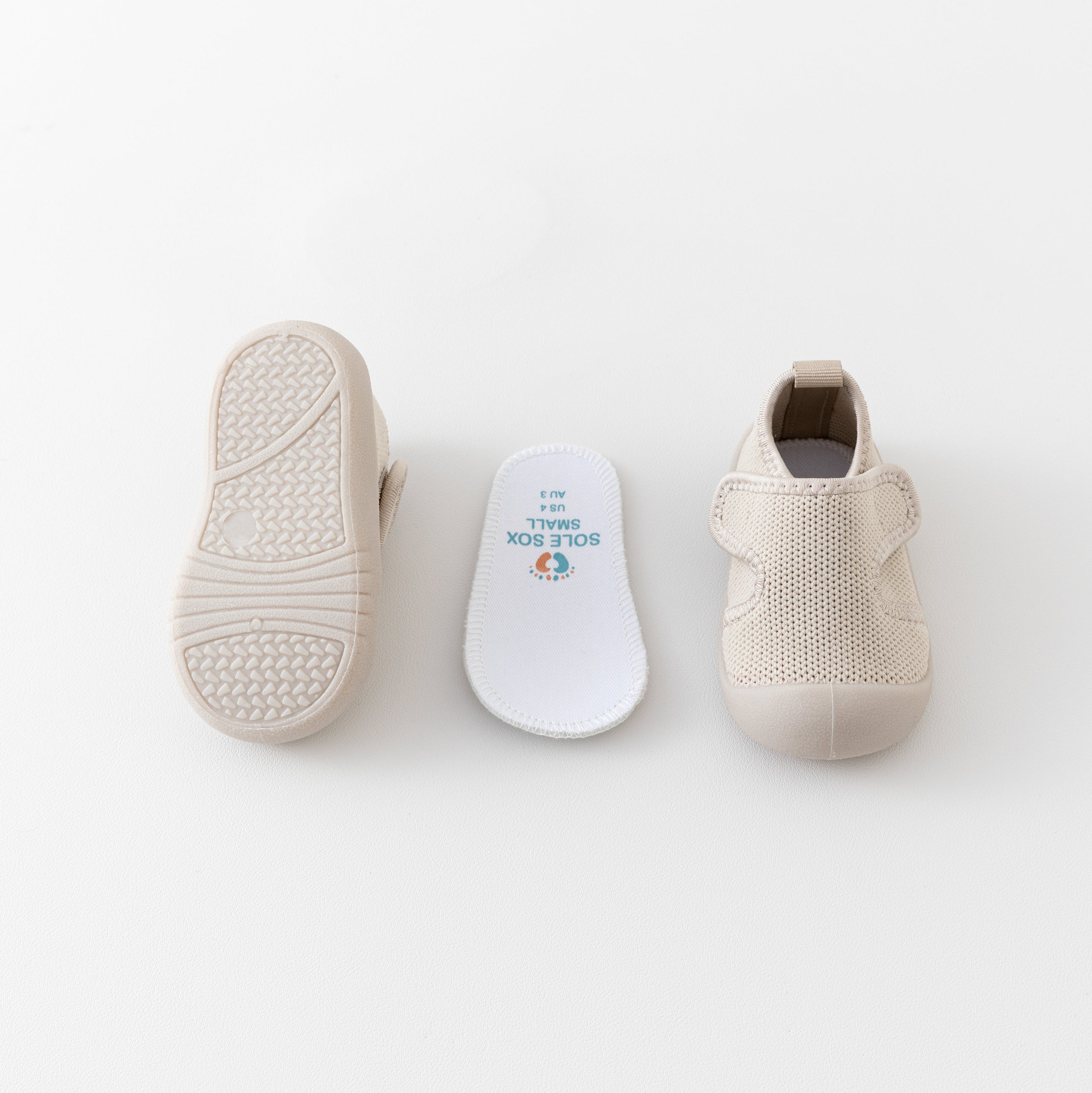 Sand Velcro Sole Sox