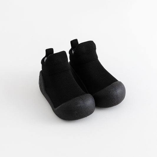 Midnight Black Sole Sox Baby Shoes