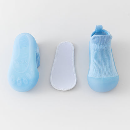 Baby Blue Sole Sox Baby Shoes