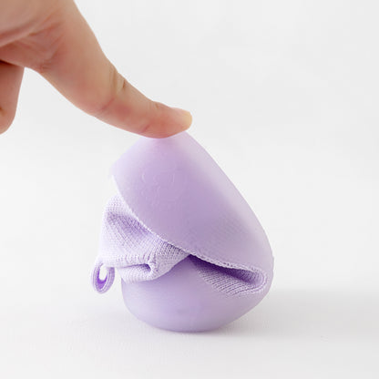 Lavender Sole Sox Baby Shoes