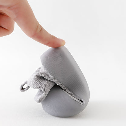 Ash Grey Sole Sox Baby Shoes
