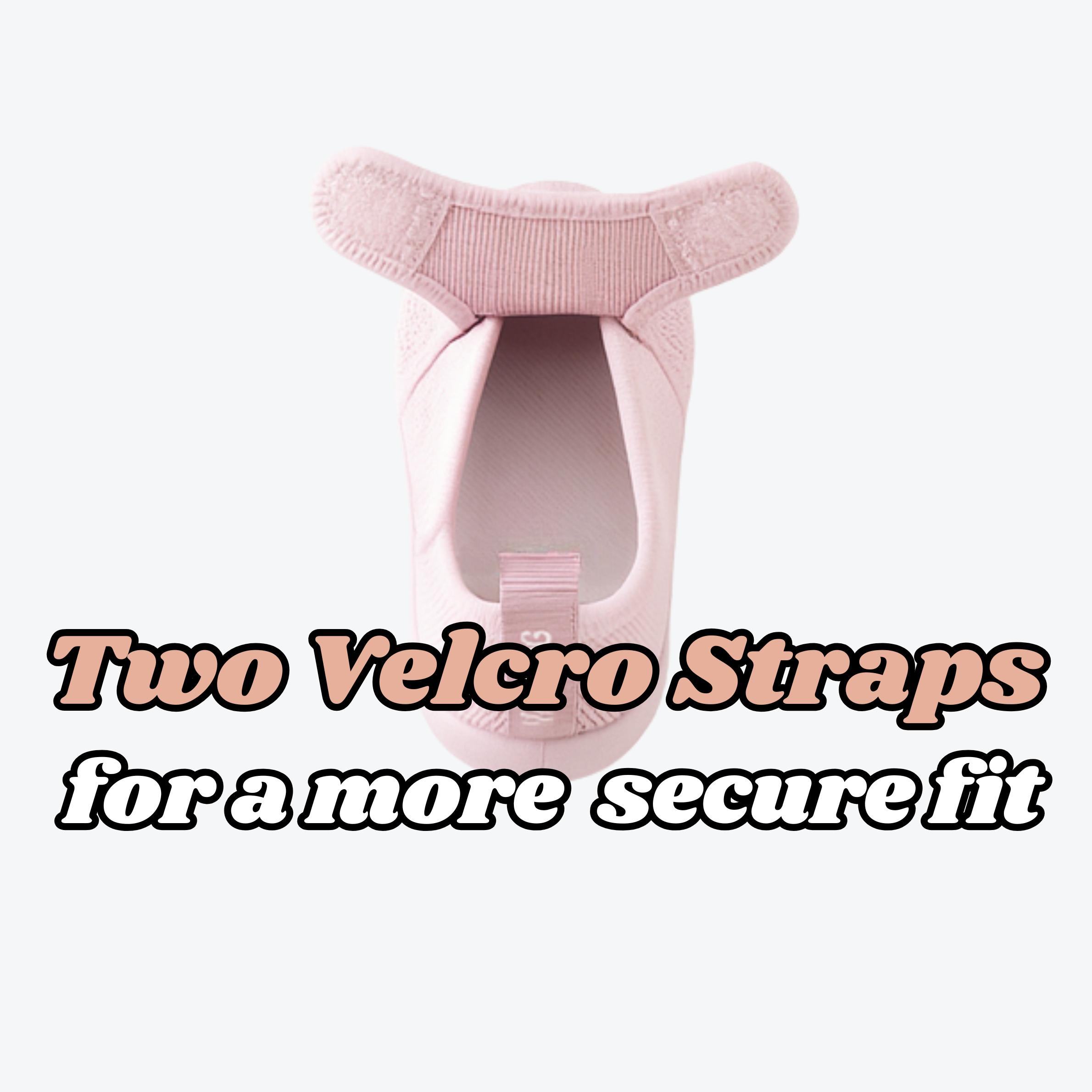 Pink Velcro Sole Sox