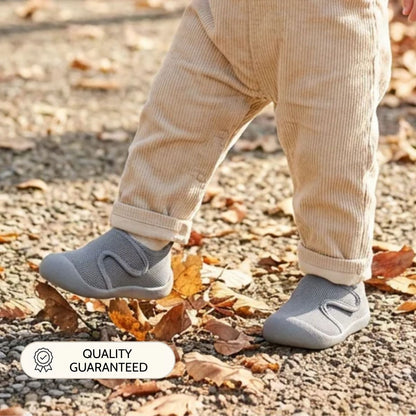Grey Velcro Sole Sox