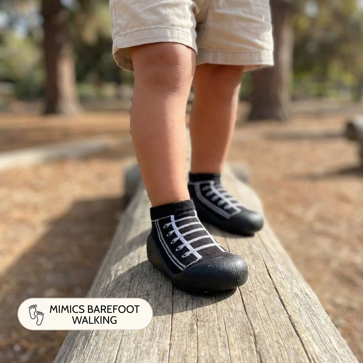 Black Laces Sole Sox