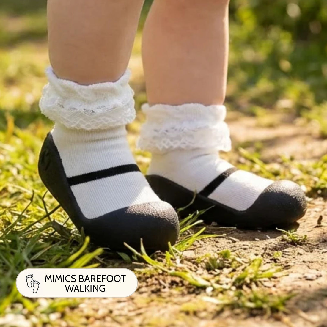 White Lace Sole Sox