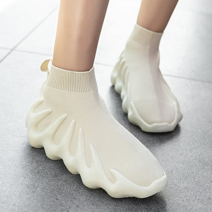 Sole Sox Sneakers for Kids & Adults - Beige
