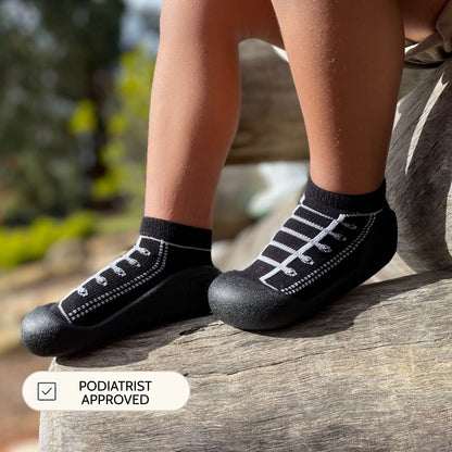 Black Laces Sole Sox