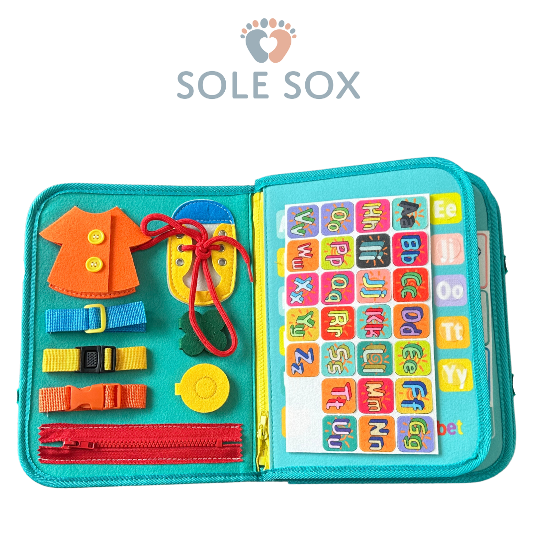 Cars &amp; Trucks Felt Sensory Busy Book