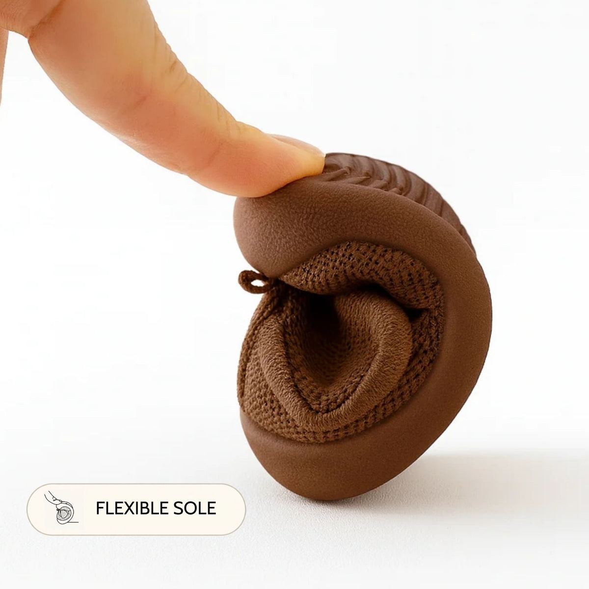 Chocolate Velcro Sole Sox