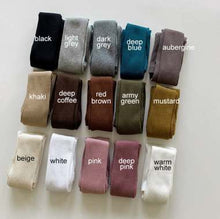 Load image into Gallery viewer, Toddler &amp; Baby Cotton Rib Tights
