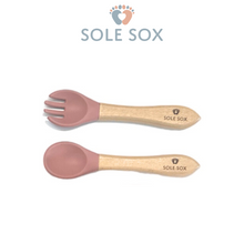 Load image into Gallery viewer, Baby Fork &amp; Spoon Set

