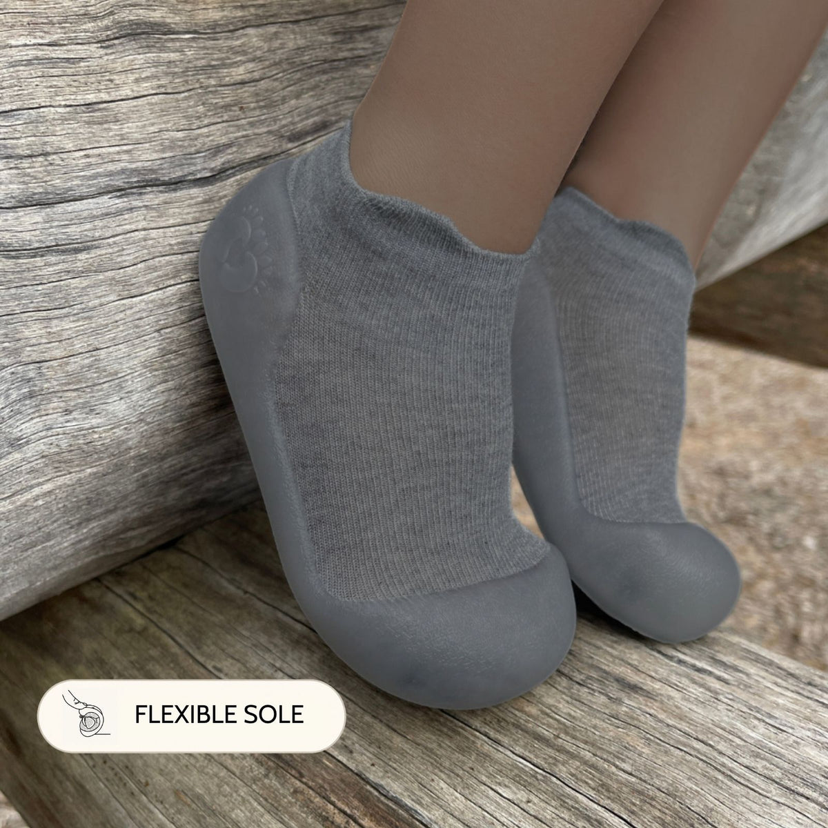 Grey Low Cut Sole Sox
