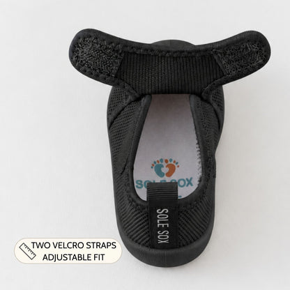 Black Velcro Sole Sox