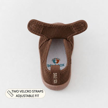 Chocolate Velcro Sole Sox