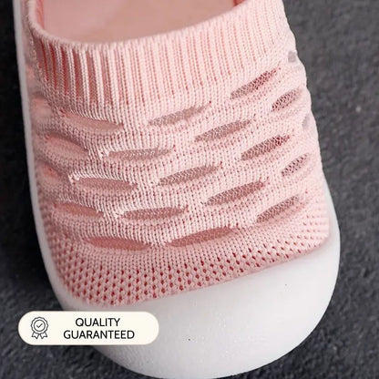 Pink Breathable Mesh Sole Sox