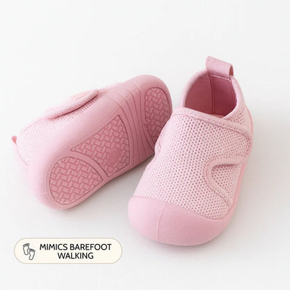 Pink Velcro Sole Sox