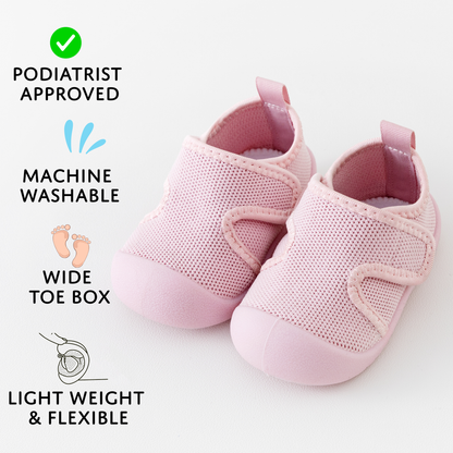 Pink Velcro Mesh Sole Sox