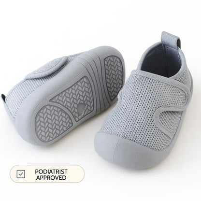 Grey Velcro Sole Sox