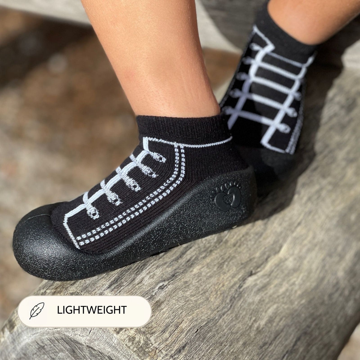 Black Laces Sole Sox