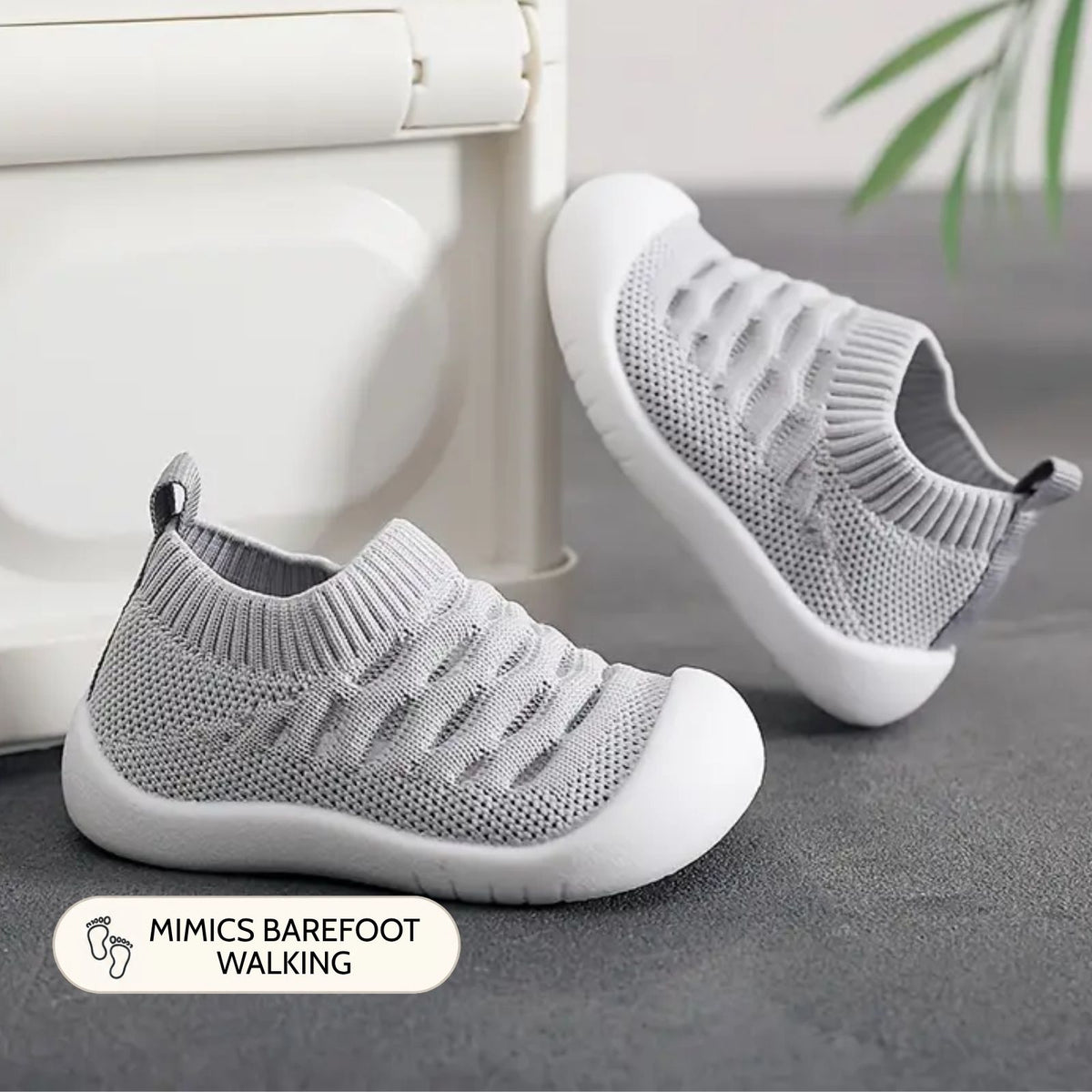 Grey Breathable Mesh Sole Sox