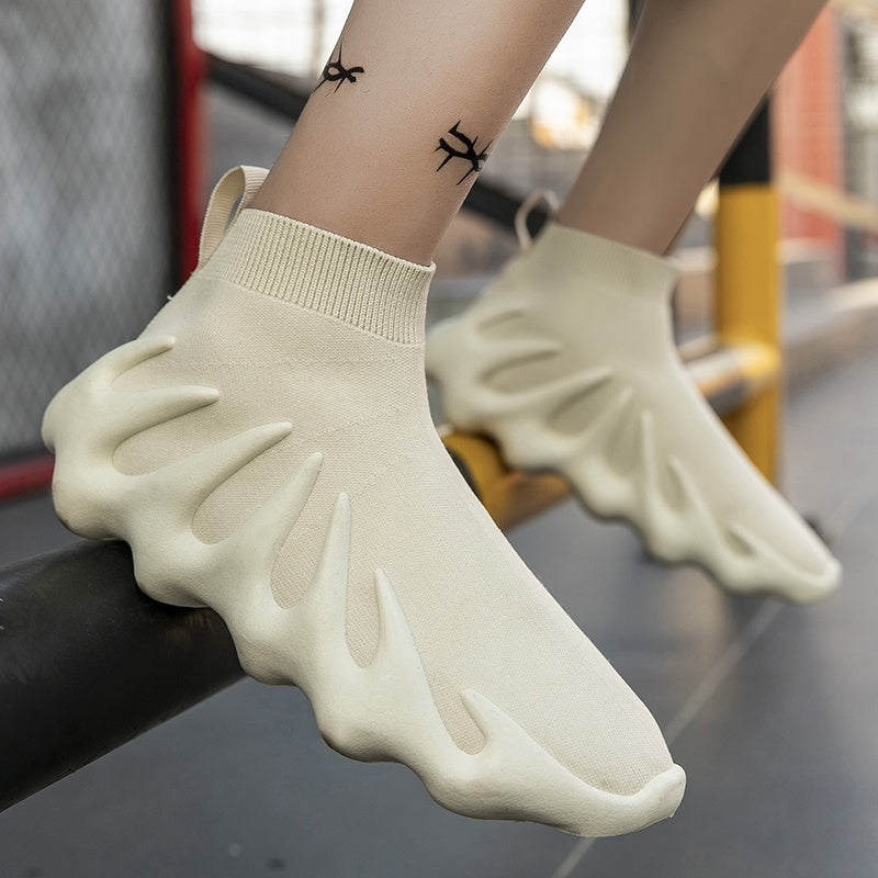 Sole Sox Sneakers for Kids & Adults - Beige