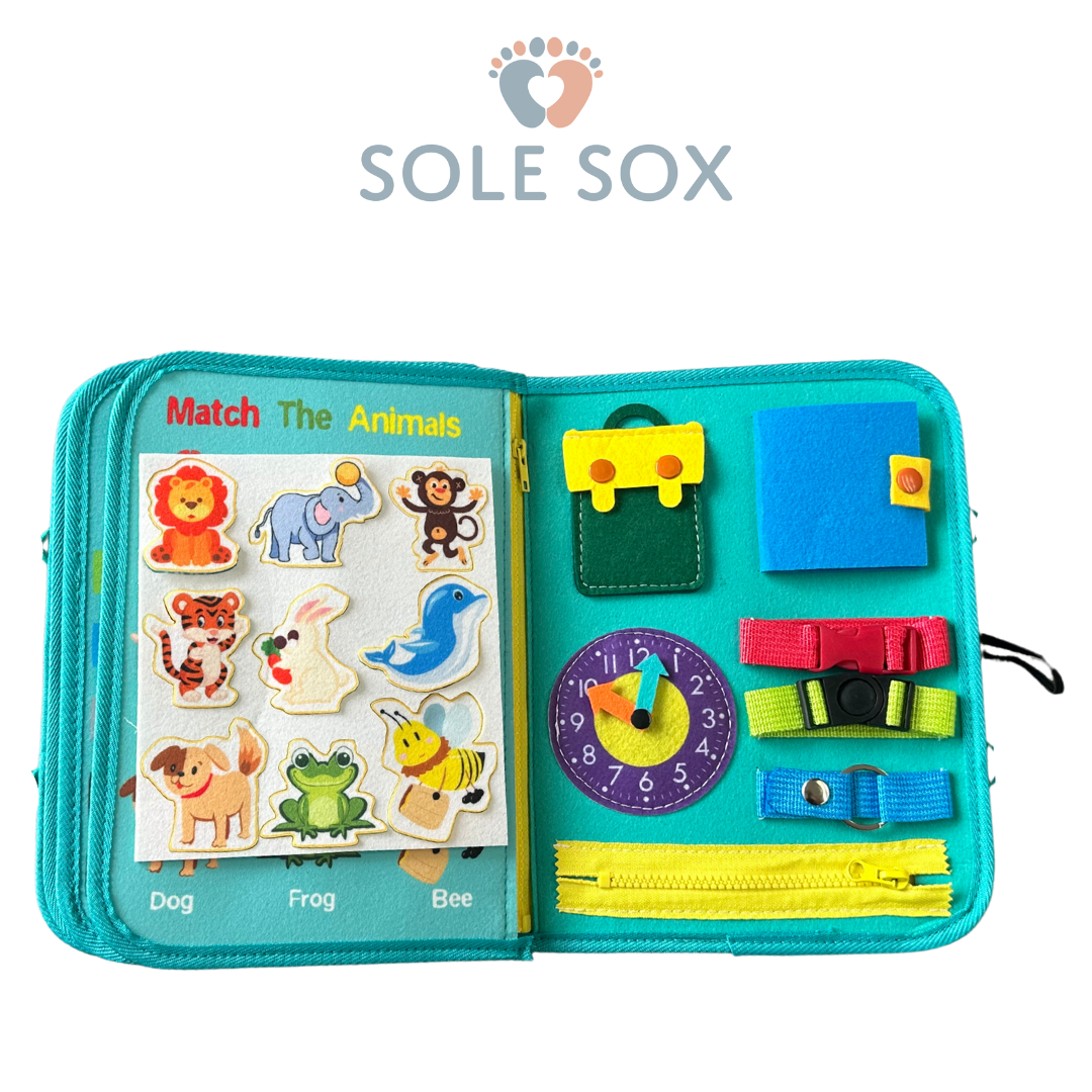 Cars &amp; Trucks Felt Sensory Busy Book