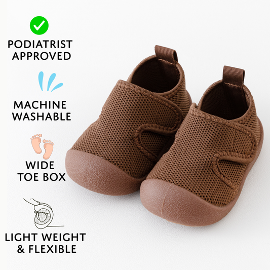 Chocolate Velcro Mesh Sole Sox