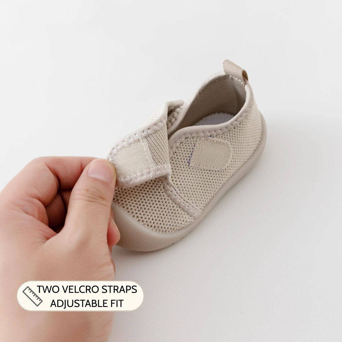 Sand Velcro Sole Sox