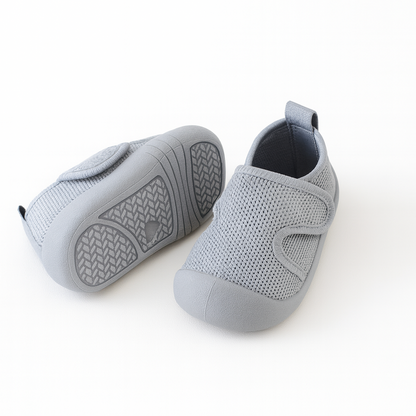 Grey Velcro Mesh Sole Sox
