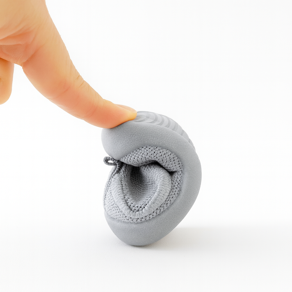 Grey Velcro Mesh Sole Sox